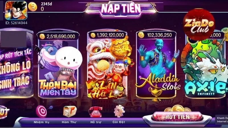 Game nổ hũ được cập nhật trên trang chủ chính thức
