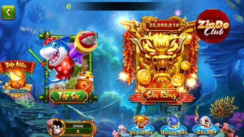Trò chơi bắn cá tặng xu giá trị